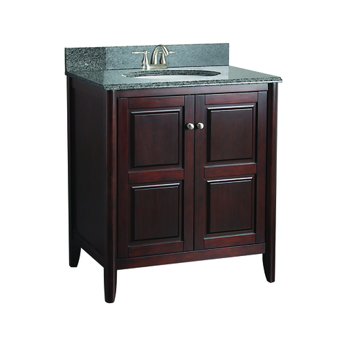 Meuble-lavabo 30 po « Pennfield » 2 portes, tabac