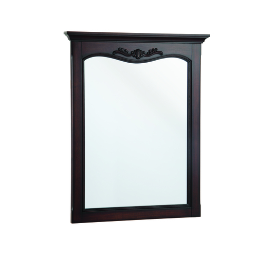 Miroir de 26 po « Astria » cerisier antique