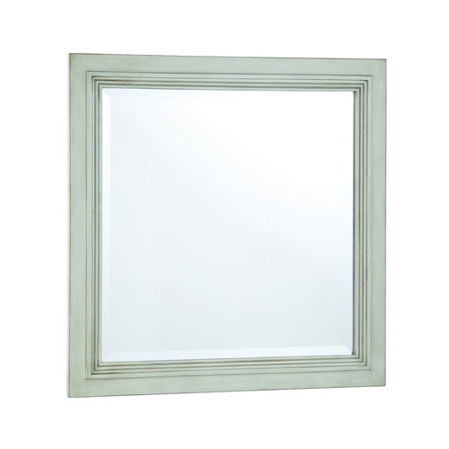 Miroir de 30 po « Bernay » blanc antique
