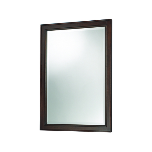 Miroir de 23 3/4 po « Hawthorne » noyer foncé