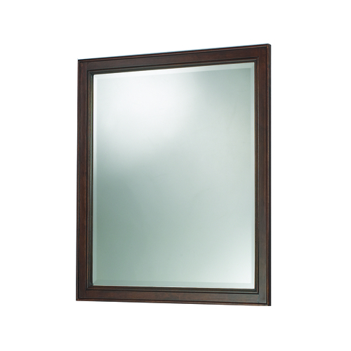"Hawthorne" Mirror 28⅛" - Dark walnut