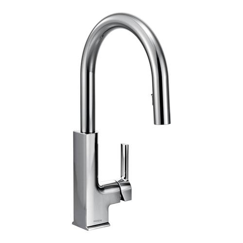 One-Handle Pull-Down Kitchen Faucet - "STO" - Chrome