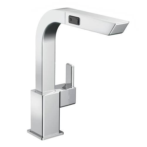 Robinet de cuisine rétractable à levier « 90 Degree », chrome
