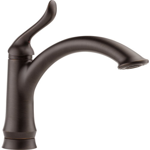Single Handle Kitchen Faucet - "Linden" - Venetian Bronze