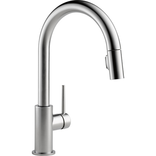 Single Handle Kitchen Faucet - "Trinsic" - Arctic Stainless