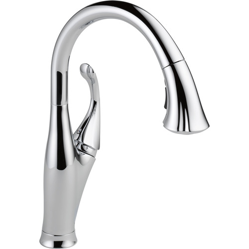 Single Handle Water Efficient Pull-Down Kitchen Faucet - "Addison" - Chrome