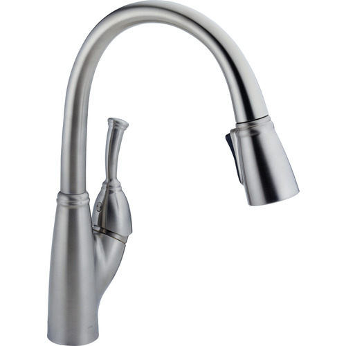 Robinet de cuisine bec amovible « Allora », Inox Arctic