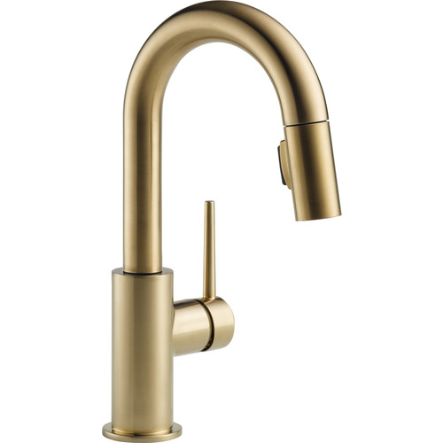 Robinet de bar/préparation bec amovible « Trinsic », Champagne Bronze