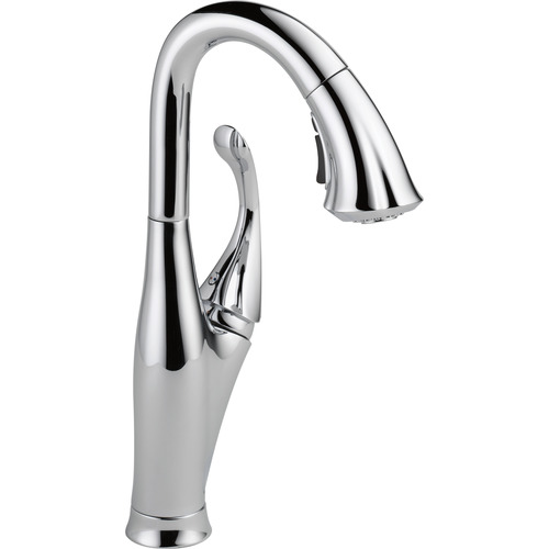 Single Handle Pull-Down Bar/Prep Faucet - "Addison" - Chrome