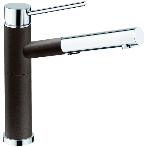 Kitchen Faucet "Alta" - Bright Chrome/Coffee