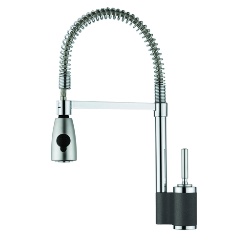 Robinet de cuisine « Maestro », chrome/cendre brillant