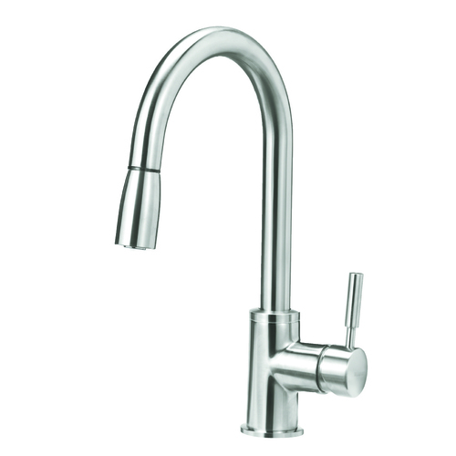 Robinet de cuisine « Sonoma », acier inoxydable mat