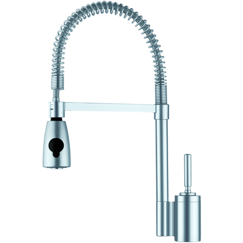 Robinet de cuisine « Maestro », acier inoxydable mat