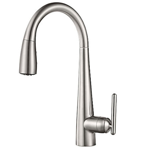 Robinet de cuisine à bec amovible « Lita », inox