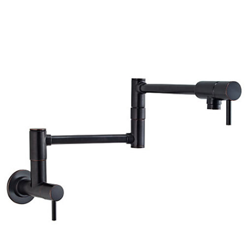 Kitchen Pot Filler Faucet - "Lita" - Tuscan Bronze