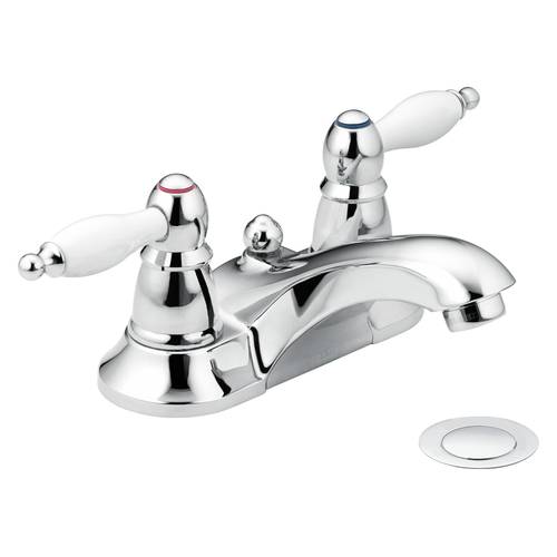 Robinet de salle de bains à deux poignées « Wickston », chrome