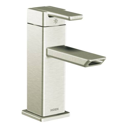 Robinet de salle de bains à levier « 90 Degree », nickel brossé
