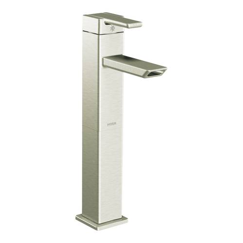 Robinet de salle de bains à levier « 90 Degree », nickel brossé