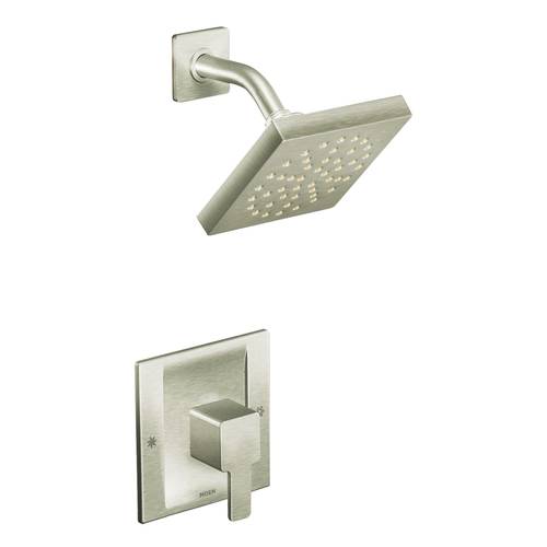 Douche Moentrol(MD) « 90 Degree », nickel brossé - Plomberie brute non incluse