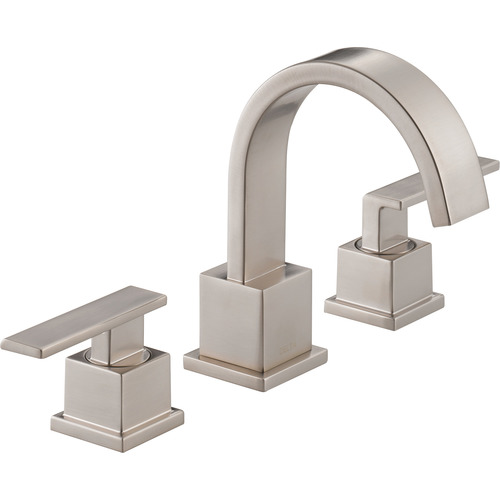 Two-Handle Lavatory Faucet - "Vero" - Stainless Steel