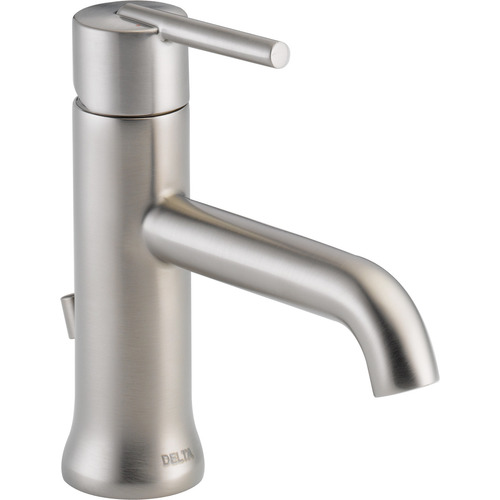 Single-Handle Lavatory Faucet - "Trinsic" - Stainless Steel