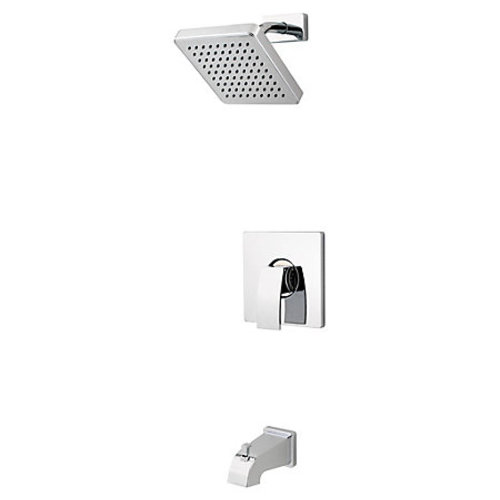 Robinet bain/douche « Kenzo », chrome - Plomberie brute non incluse