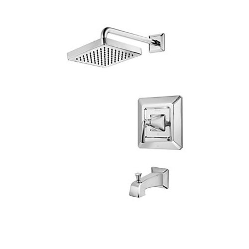 Tub and Shower Faucet - "Park Avenue" - Chrome - Rough plumbing not included