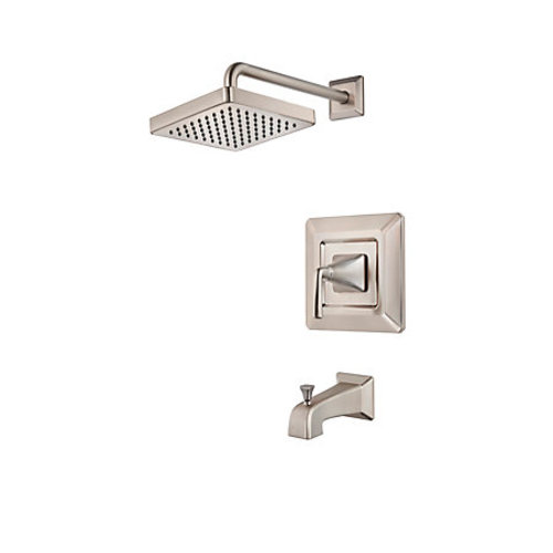 Robinet bain/douche « Park Avenue », nickel brossé - Plomberie de base non incluse