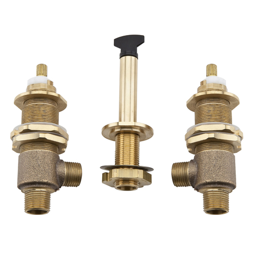 Roman Tub Adjustable Rough Valve with Handshower, 3-Hole