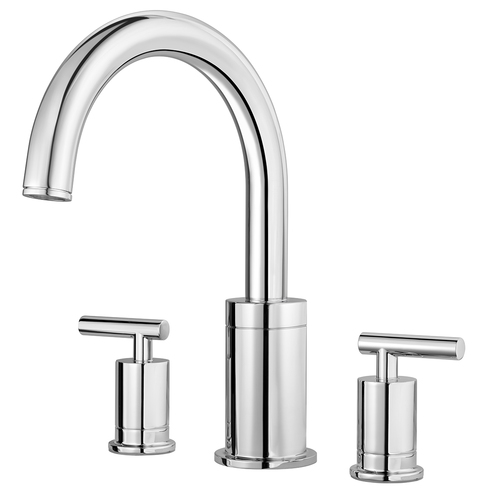Roman Tub Faucet - "Contempra" - 3-Hole - Chrome