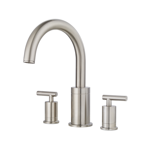 Roman Tub Faucet - "Contempra" - 3-Hole - Brushed Nickel