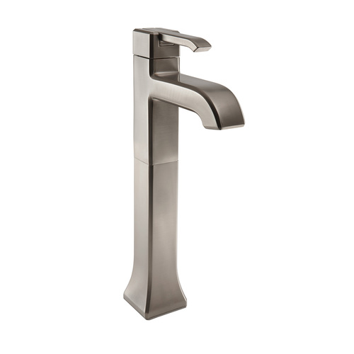 Robinet lavabo vasque 1 poignée « Park Avenue », nickel brossé