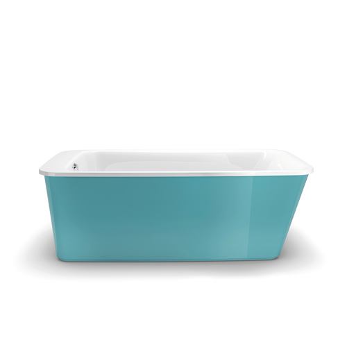 Bain autoportant « Lounge » 64 x 34", Aqua