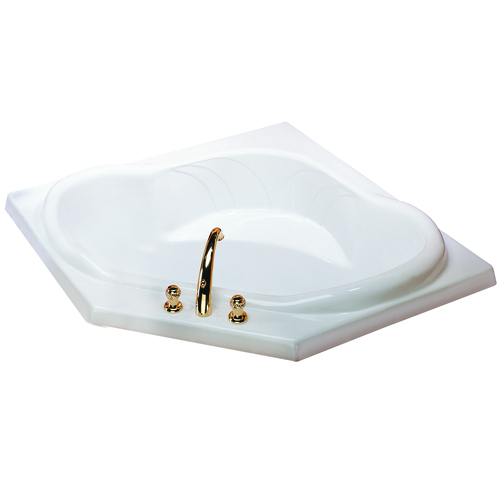 Nancy Corner Drop-In Bathtub - Whirlpool - 54 x 54"