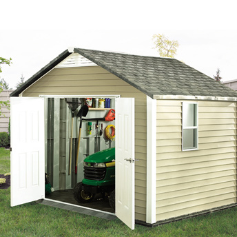 Build a ready-to-assemble shed.