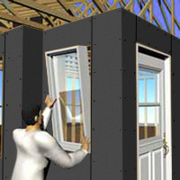 Install the garage window