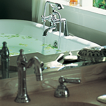 Large capacity tubs will need a large hot water heater.