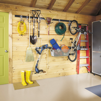 Modular wall storage systems are versatile.