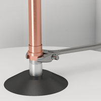 Tighten the fittings onto the tank.