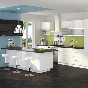 Contermporary-kitchen-white-cabinets