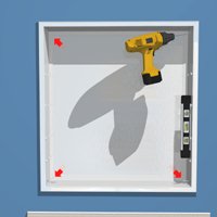 Install A Recessed Medicine Cabinet 1 Rona