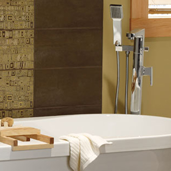 Install A Floor Mount Bathtub Faucet 1 Rona