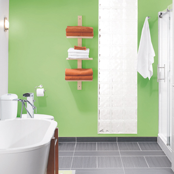 Étagère trois tablettes pour ranger les serviettes