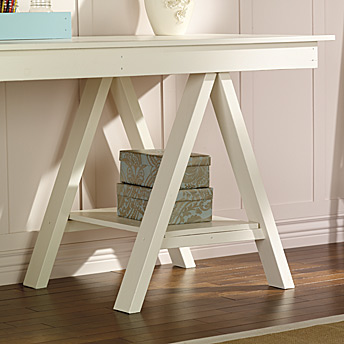 Art trestle table support