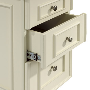 Desk equipped with drawers 