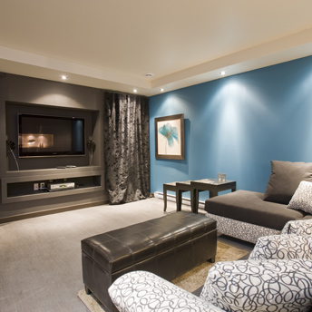 From video gaming to family movie nights, a cozy basement will be frequently used