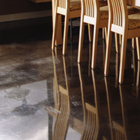 Concrete floors are durable and practically maintenance free. Styles are unlimited