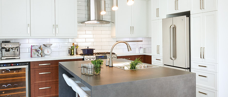 cabinets, faucets & flooring for kitchen renovation designs | rona