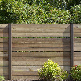 Open cedar fence panels 