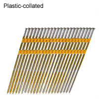 Plastic-collated